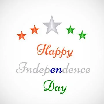 Illustration of elements of India Independence Day Background Stock Illustration