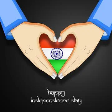 Illustration of elements of India Independence Day Background イラスト素材