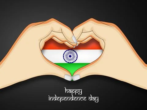 Illustration of elements of India Independence Day Background 스톡 일러스트