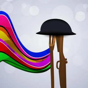 Illustration of elements of India Independence Day Background Stock Illustration