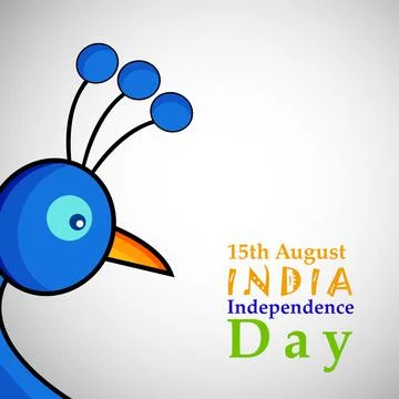 Illustration of elements of India Independence Day Background Stock Illustration
