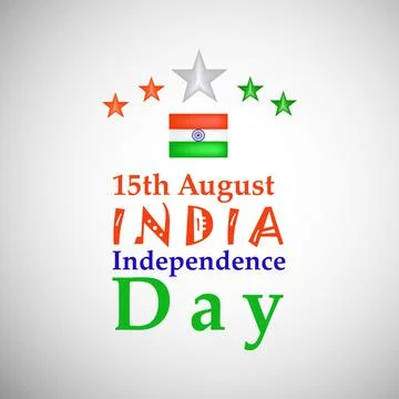 Illustration of elements of India Independence Day Background 스톡 일러스트