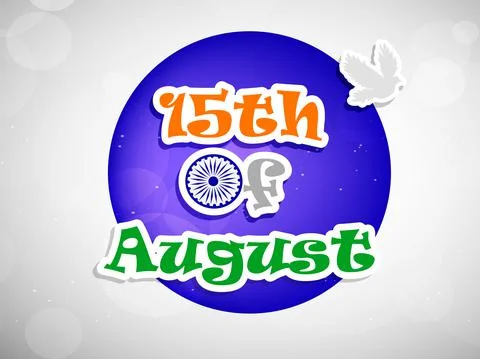 Illustration of elements of India Independence Day Background 스톡 일러스트