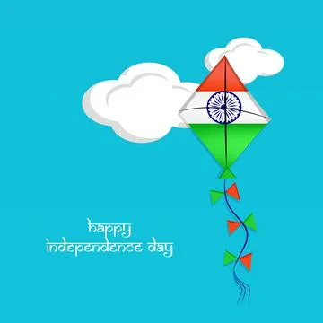 Illustration of elements of India Independence Day Background Stock Illustration