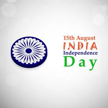 Illustration of elements of India Independence Day Background Stock Illustration