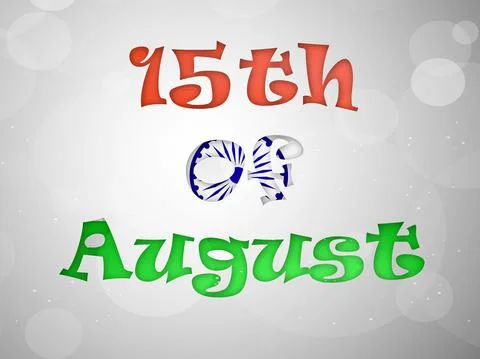 Illustration of elements of India Independence Day Background 스톡 일러스트