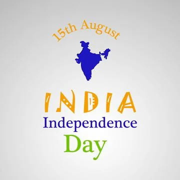 Illustration of elements of India Independence Day Background Illustrazione stock