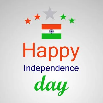 Illustration of elements of India Independence Day Background Stock Illustration