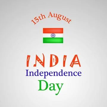Illustration of elements of India Independence Day Background Illustrazione stock