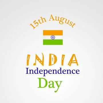 Illustration of elements of India Independence Day Background Illustrazione stock