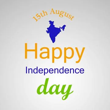 Illustration of elements of India Independence Day Background Stock Illustration
