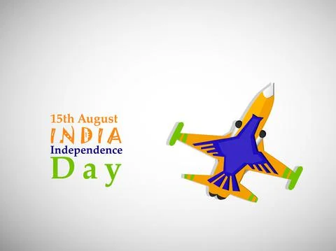 Illustration of elements of India Independence Day Background Stock Illustration