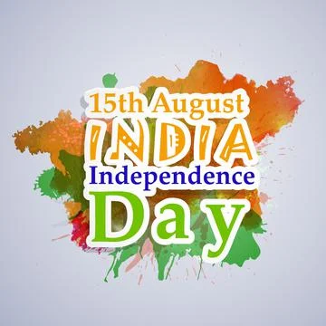 Illustration of elements of India Independence Day Background Stock Illustration