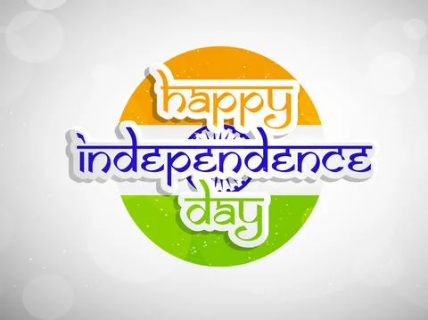 Illustration of elements of India Independence Day Background Stock Illustration