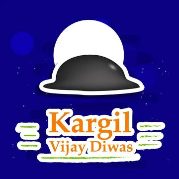 Illustration of elements of Indian Kargil Vijay Diwas background Stock Illustration