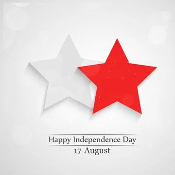 Illustration of elements of Indonesia Independence Day background 스톡 일러스트
