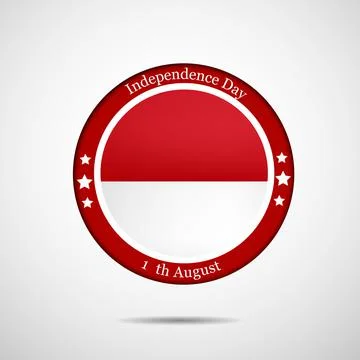 Illustration of elements of Indonesia Independence Day background イラスト素材
