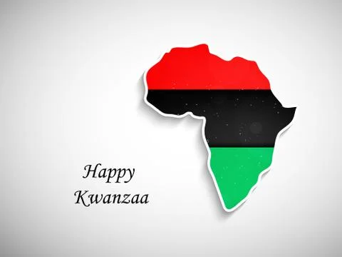 Illustration of elements of Kwanzaa Background. Illustrazione stock