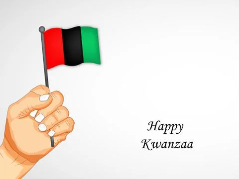 Illustration of elements of Kwanzaa Background. Stock Illustration