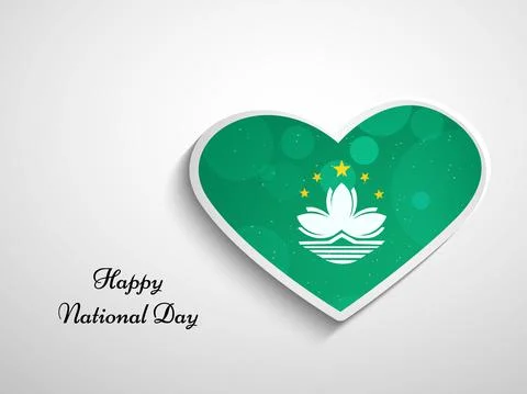 Illustration of elements of Macau National Day Background Illustration