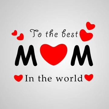 Illustration of elements of Mother's Day background Illustration