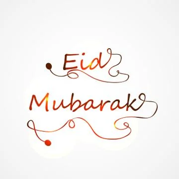 Illustration of elements of Muslim Festival Eid Background Stock Illustration