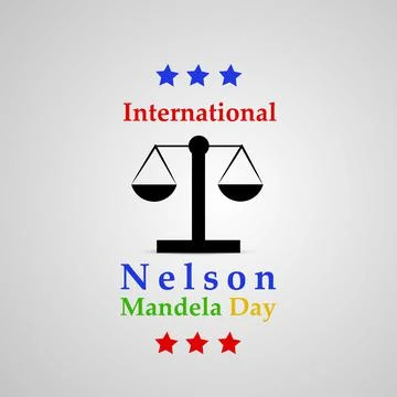 Illustration of elements of Nelson Mandela Day background Ilustração Stock