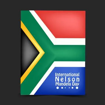 Illustration of elements of Nelson Mandela Day background Stock Illustration