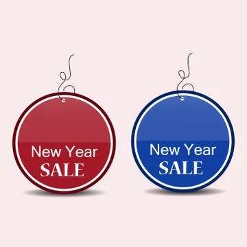 Illustration of elements of New Year Background Stock Illustration