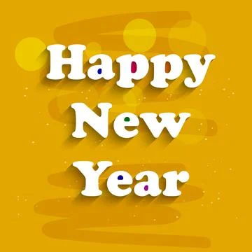 Illustration of elements of New Year Background Stock Illustration