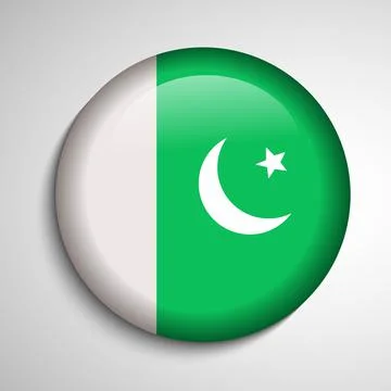 Illustration of elements of Pakistan Day background 库存插图