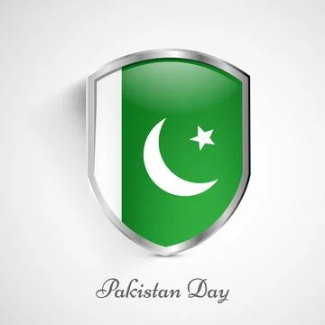 Illustration of elements of Pakistan Day background イラスト素材