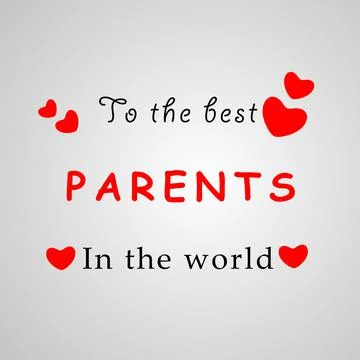 Illustration of elements of Parents Day background Stock Illustration