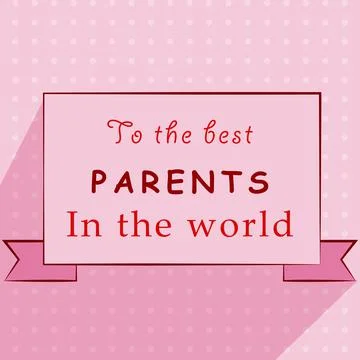 Illustration of elements of Parents Day background イラスト素材