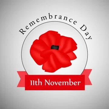 Illustration of elements of Remembrance Day background 스톡 일러스트