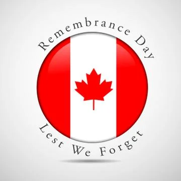 Illustration of elements of Remembrance Day background Illustrazione stock