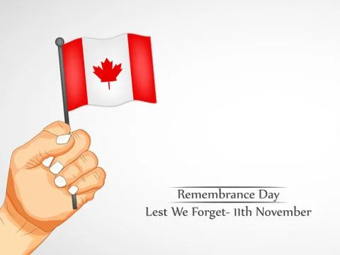 Illustration of elements of Remembrance Day background Illustrazione stock