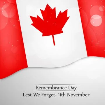 Illustration of elements of Remembrance Day background Illustrazione stock