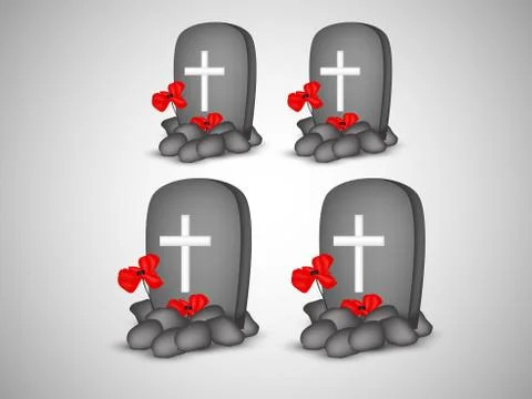Illustration of elements of Remembrance Day background 스톡 일러스트