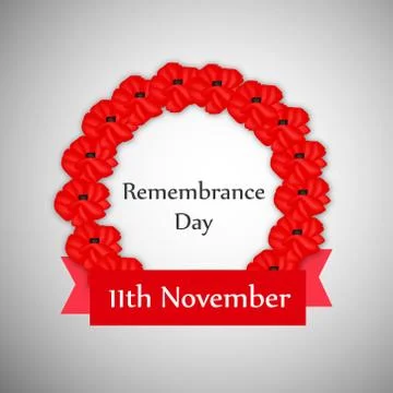 Illustration of elements of Remembrance Day background Stock-Illustration