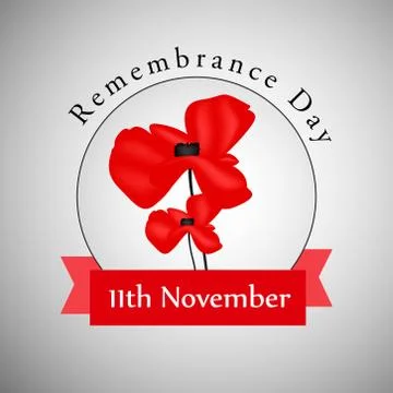 Illustration of elements of Remembrance Day background イラスト素材
