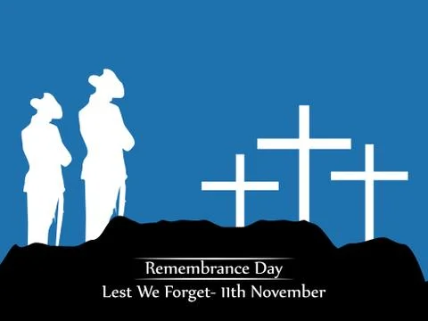 Illustration of elements of Remembrance Day background イラスト素材