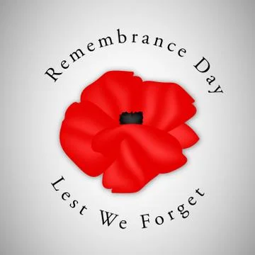 Illustration of elements of Remembrance Day background Illustrazione stock