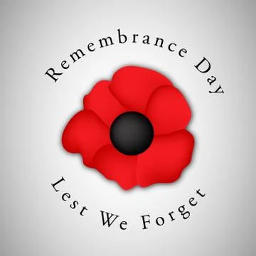Illustration of elements of Remembrance Day background Stock Illustration