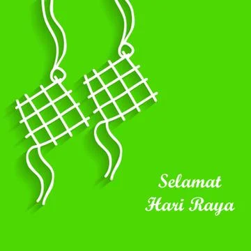Illustration of elements of  Selamat Hari Raya/salam Aidilfitri Background Stockillustratie
