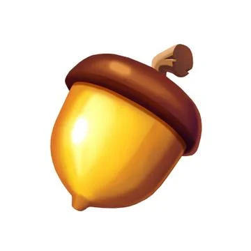Illustration: Elements Set: Nut. Realistic Cartoon Life Style. 스톡 일러스트