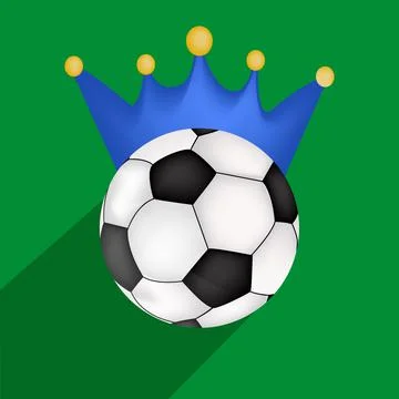 Illustration of elements of Soccer background 스톡 일러스트