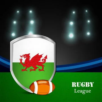 Illustration of elements of Soccer background 스톡 일러스트