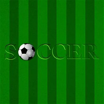 Illustration of elements of Soccer background Stock Illustration