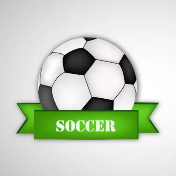Illustration of elements of Soccer background Stock Illustration